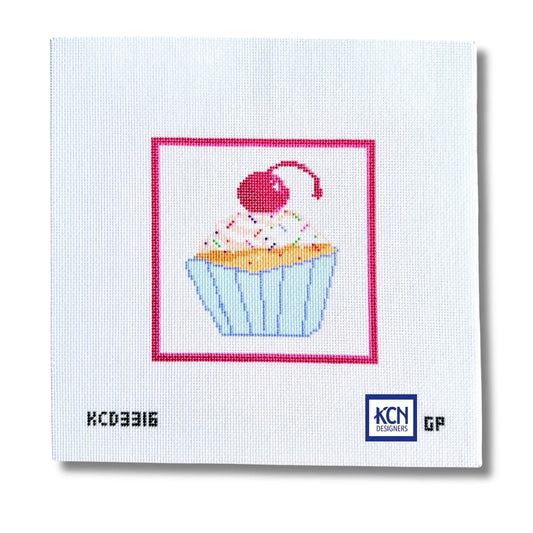 Hey Cupcake Square Needlepoint Canvas