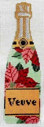Champagne Bottle - Poinsettia by C'ate La Vie