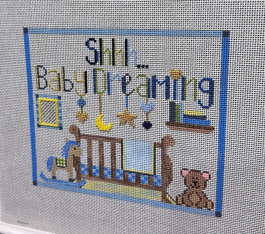 Shhh... Baby Dreaming Blue by Sew Much Fun