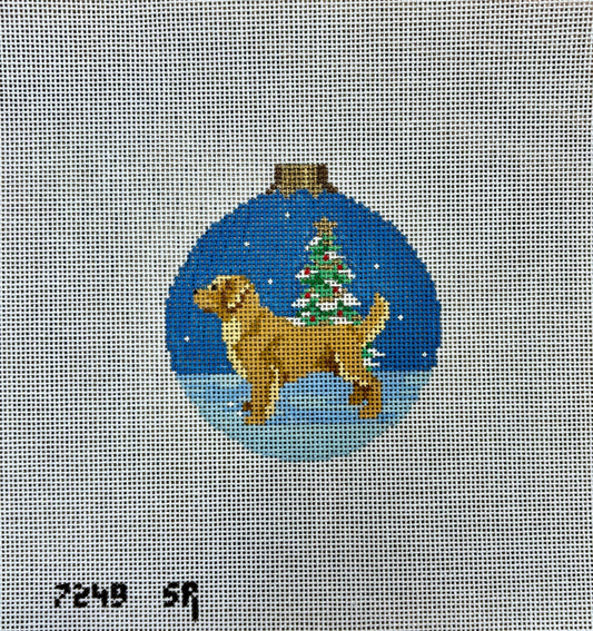 Golden Retriever Round by Susan Roberts