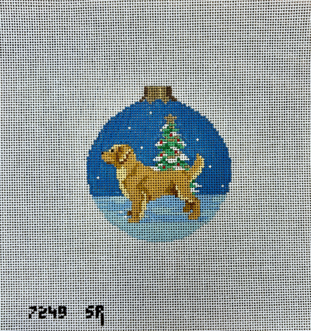 Golden Retriever Round by Susan Roberts