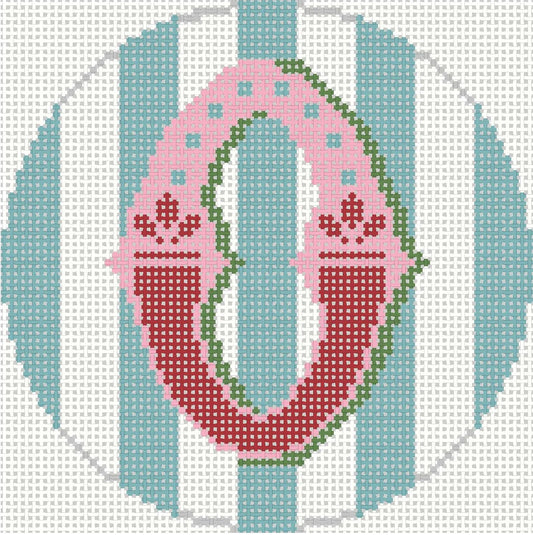 Noel Ornament "O" by The Collection Designs