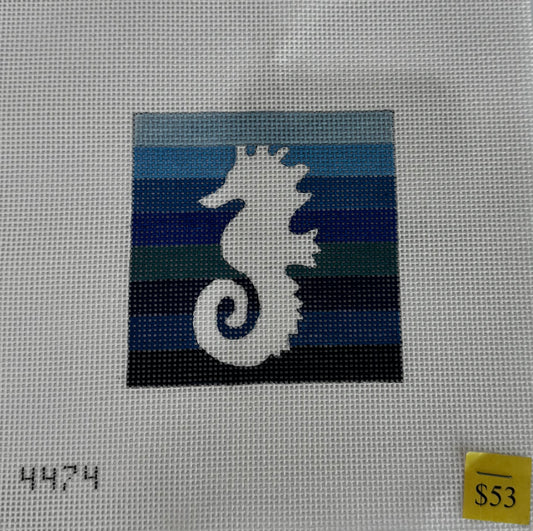 Seahorse with Blue Striped