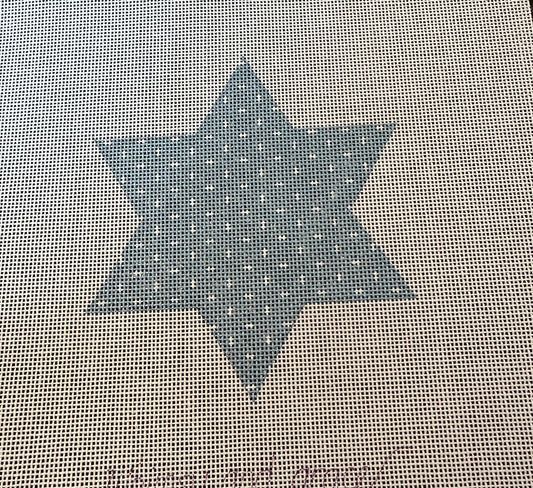 Blue Sprinkled Star