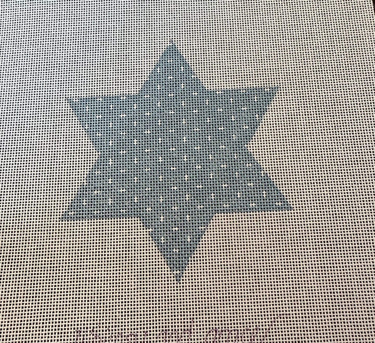 Blue Sprinkled Star