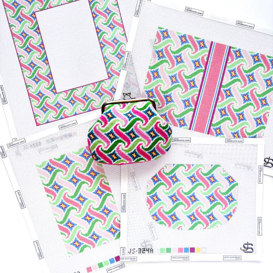 Swirl Clutch - Pastels by Jenni Sandberg