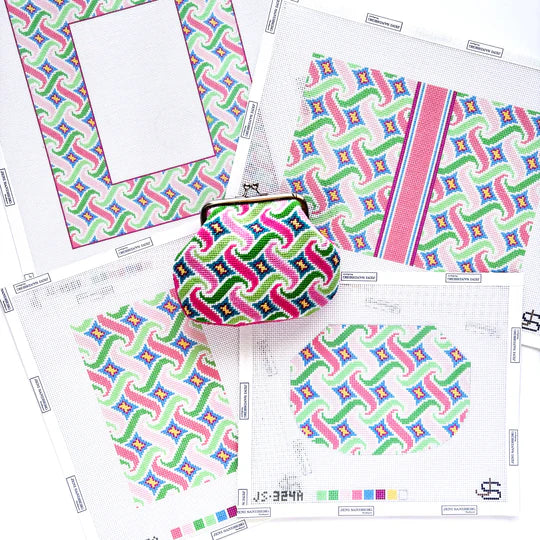 Swirl Clutch - Pastels by Jenni Sandberg