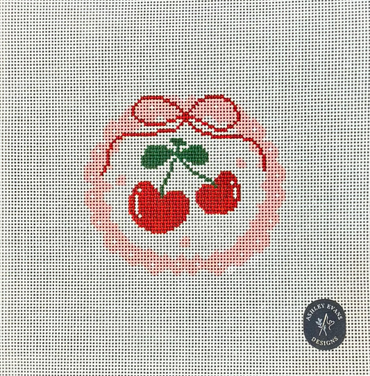 Cherries Round by Ashley Evans Designs