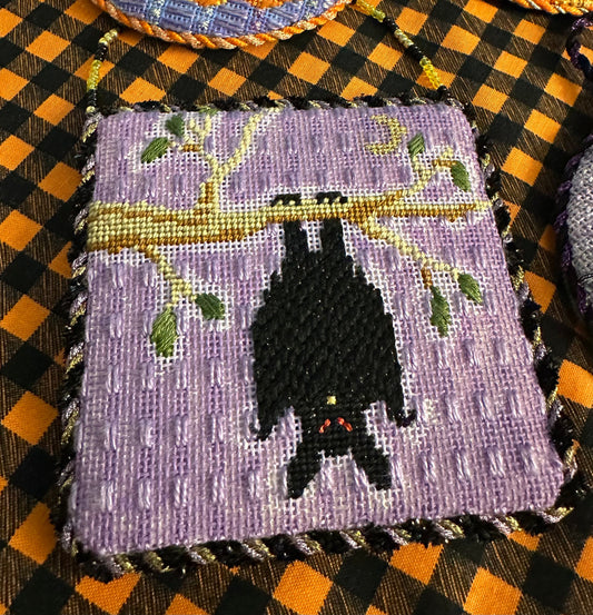 Hanging Bat by Patricia Sone with Stitch Guide