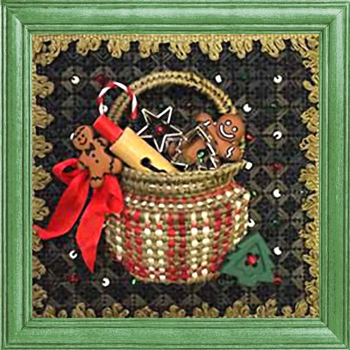 Tiny Christmas Baking Basket (Kit)