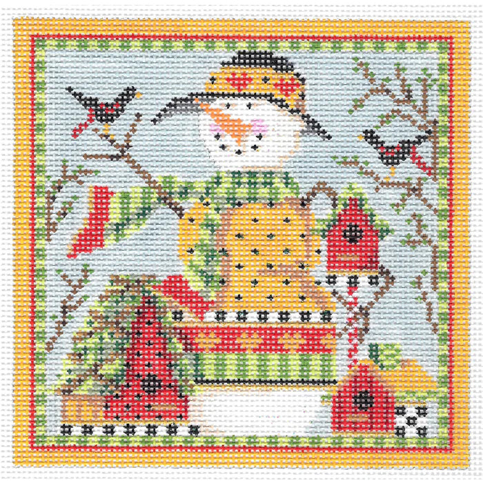 Snowman w/Birdhouses