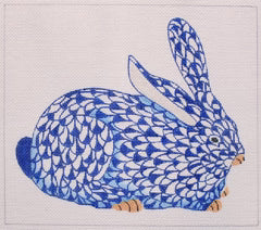 Kate Dickerson SST-32R Blue Herend Rabbit (Right Facing)