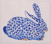 Kate Dickerson SST-32R Blue Herend Rabbit (Right Facing)