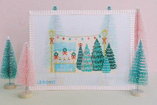 Christmas Village Tree Lot by Le Point Studio