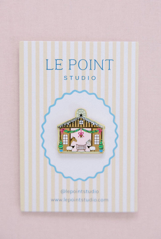 Christmas Stable Needle Minder by Le Point