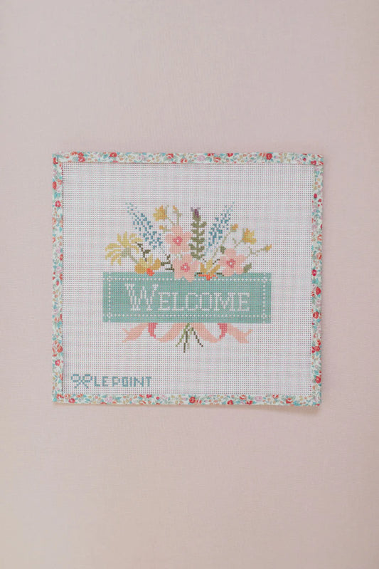 Floral Welcome Sign by Le Point Studios