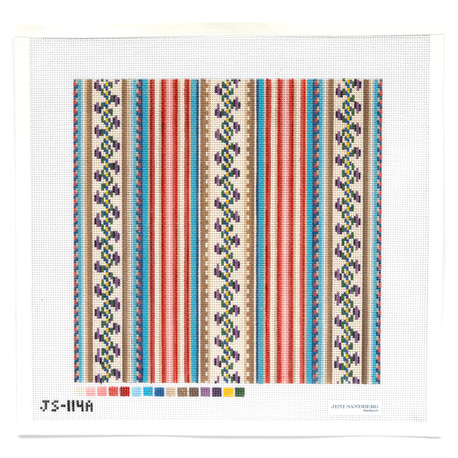 French Stripe Square Pillow/Tray Insert - by Jenni Sandberg