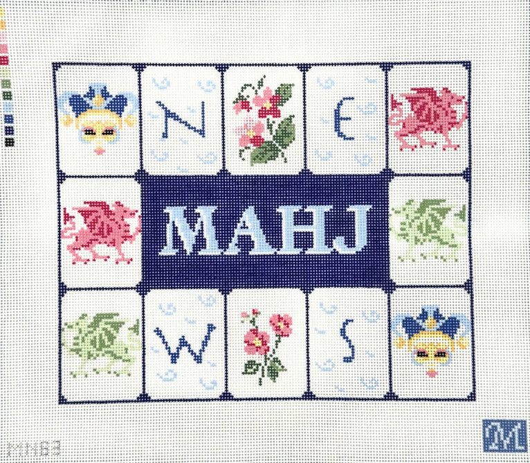 Mahj Tile Pouch by Maura Nolan Design