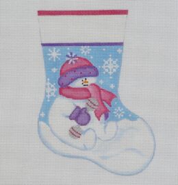 Snowbaby girl Mini Stocking