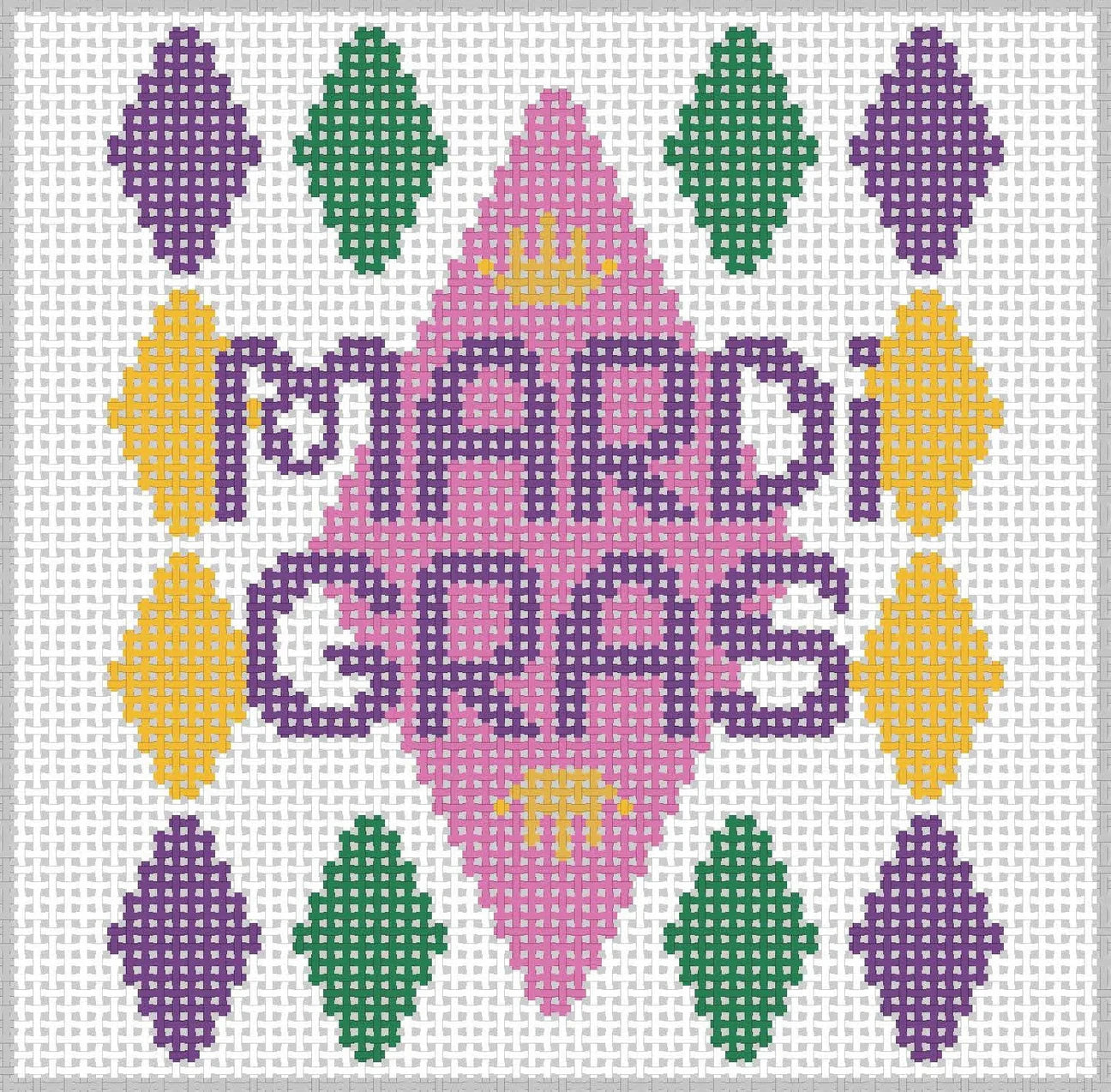 Mardi Gras Diamonds by The Collection Designs