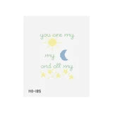 Sun, Moon and All of My Stars Needlepoint Canvas