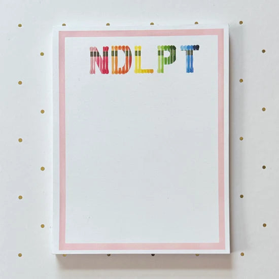 Threads Notepad by Joli Needlepoint