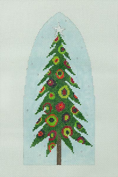 Christmas Tree Concentric Circles by Pippin Studio