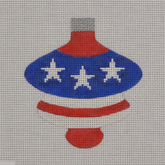 Spindle Ornament - Patriotic by Pepperberry Designs