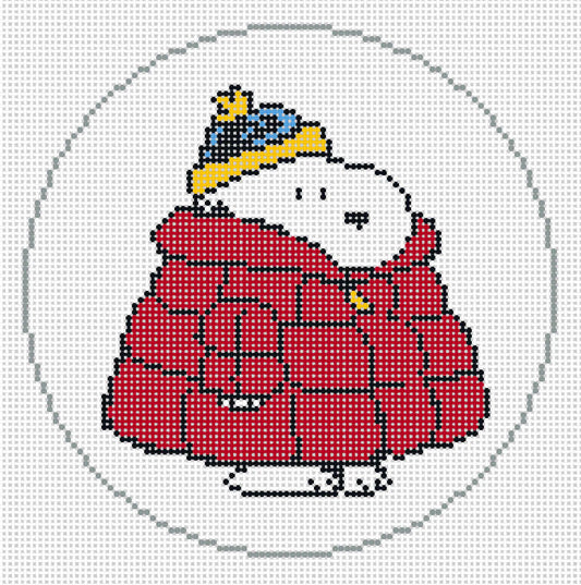 PRESALE - PEANUTS Winter - Snoopy in Puffer Coat Canvas