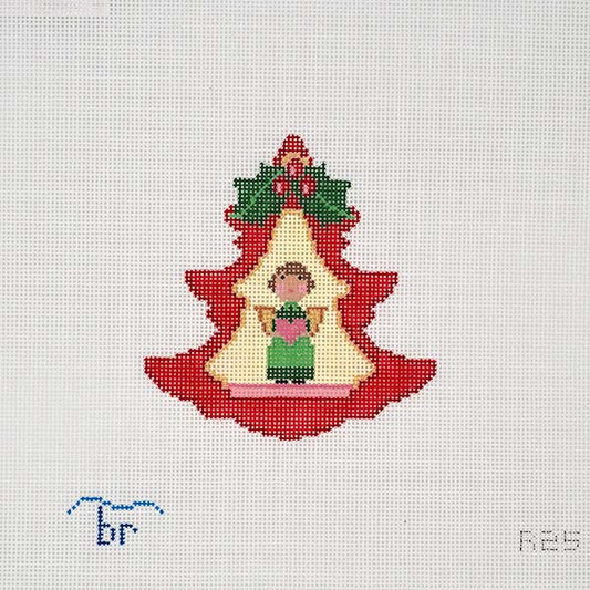 R25 - Red Tree Girl w/Heart