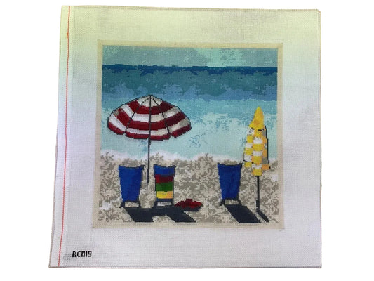 Beach Scene by Ruthie Carlson