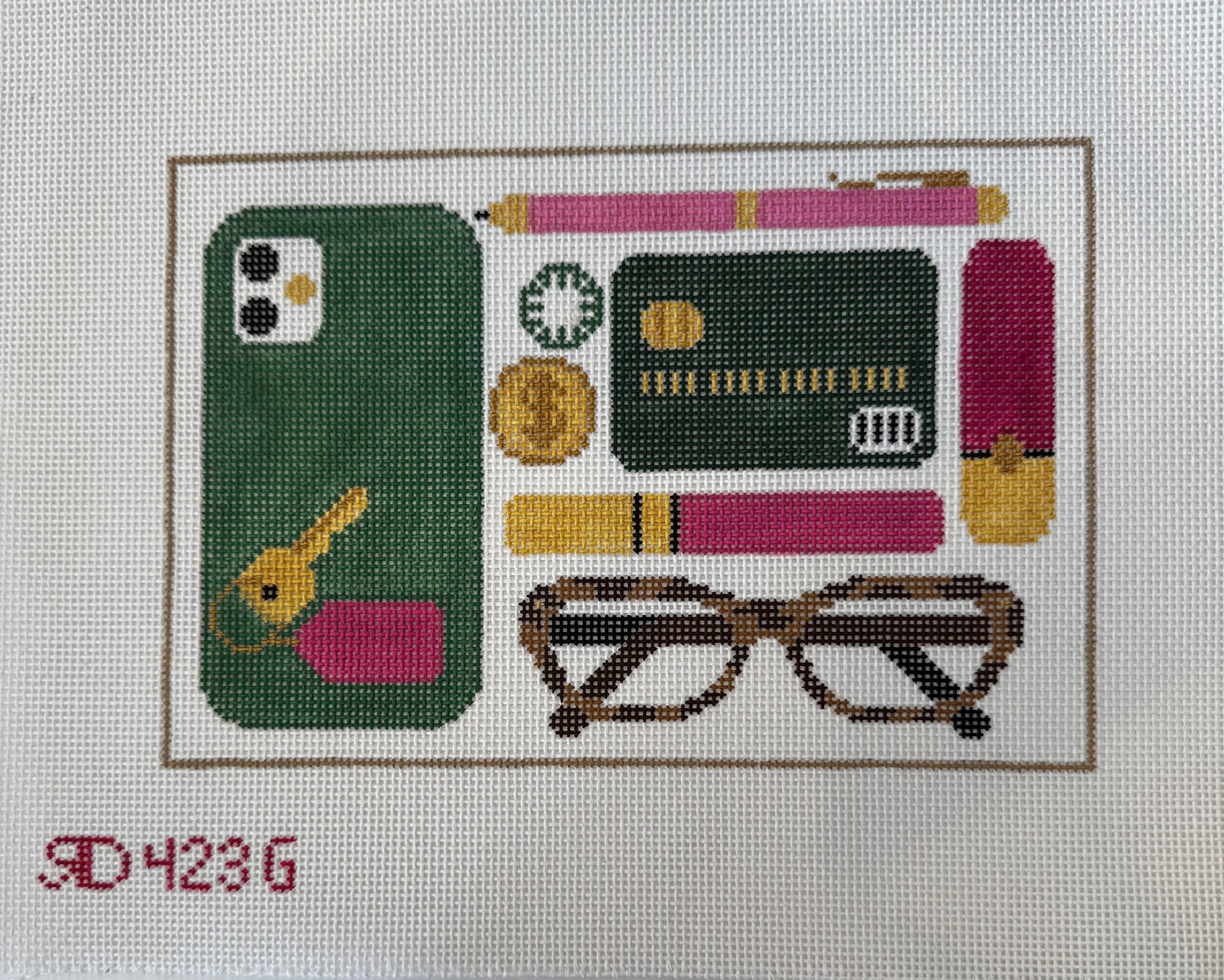 Clutch Contents- Green by Rachel Donley