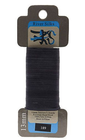 River Silks 4mm Black - 189