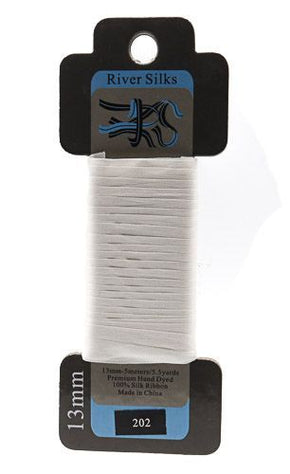 River Silks 4mm White - 202