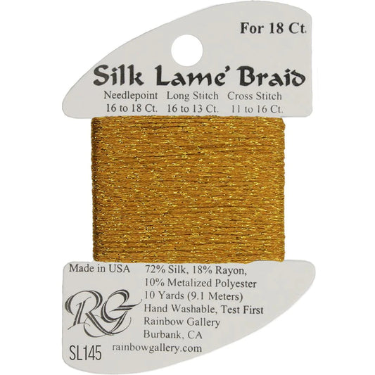 SL145 - Fool's Gold - Silk Lame' Braid