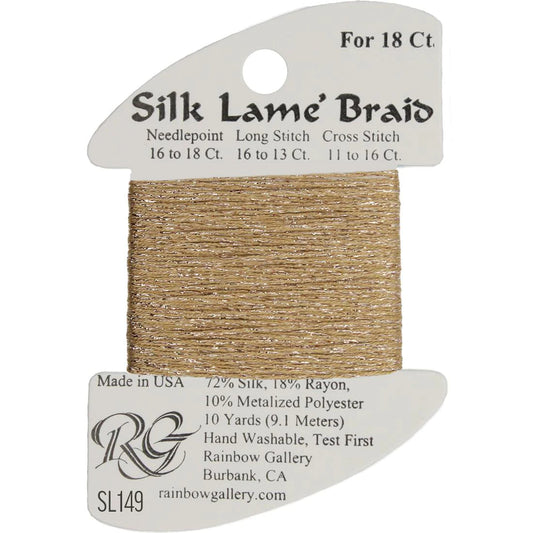 SL149 Desert Sand | Silk Lame' Braid