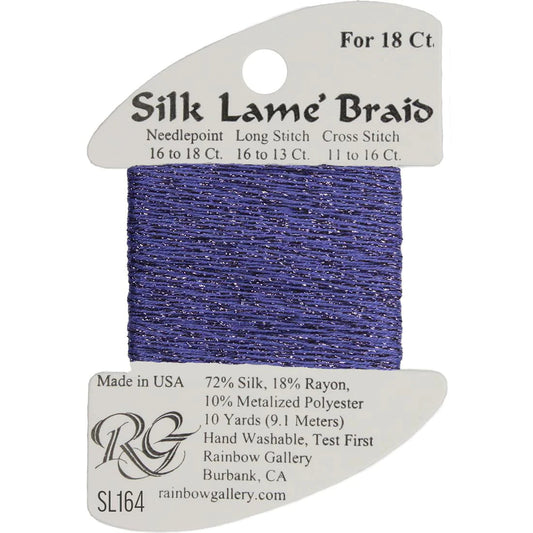 SL164 Dark Wisteria | Silk Lame' Braid