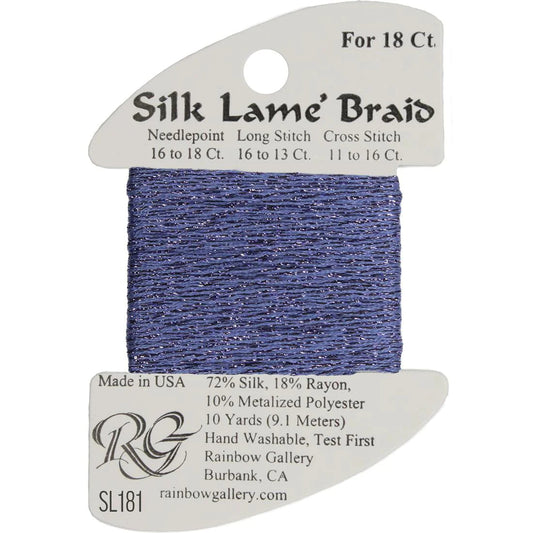 SL181 Hydrangea | Silk Lame' Braid