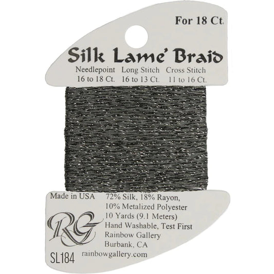 SL184 Pavement | Silk Lame' Braid