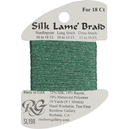 SL198 Wasabi | Silk Lame' Braid