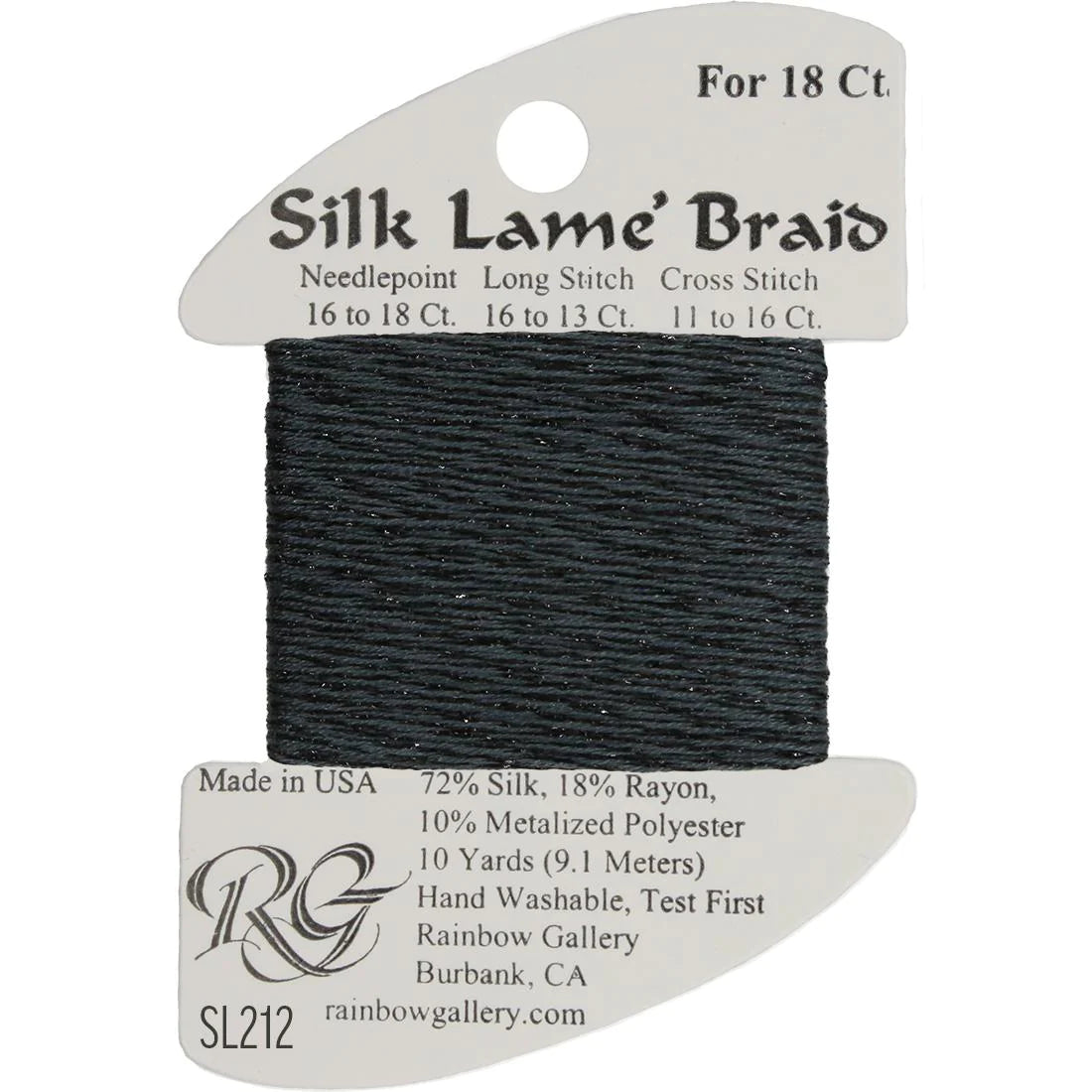 Silk Lame' Braid - Castlerock SL212