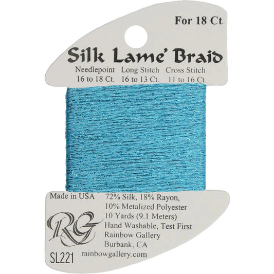 SL221 Capri Breeze | Silk Lame' Braid