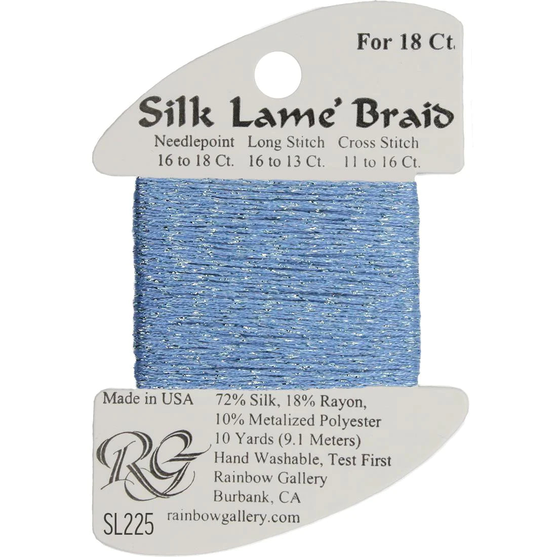 Silk Lame' Braid - Forever Blue SL225