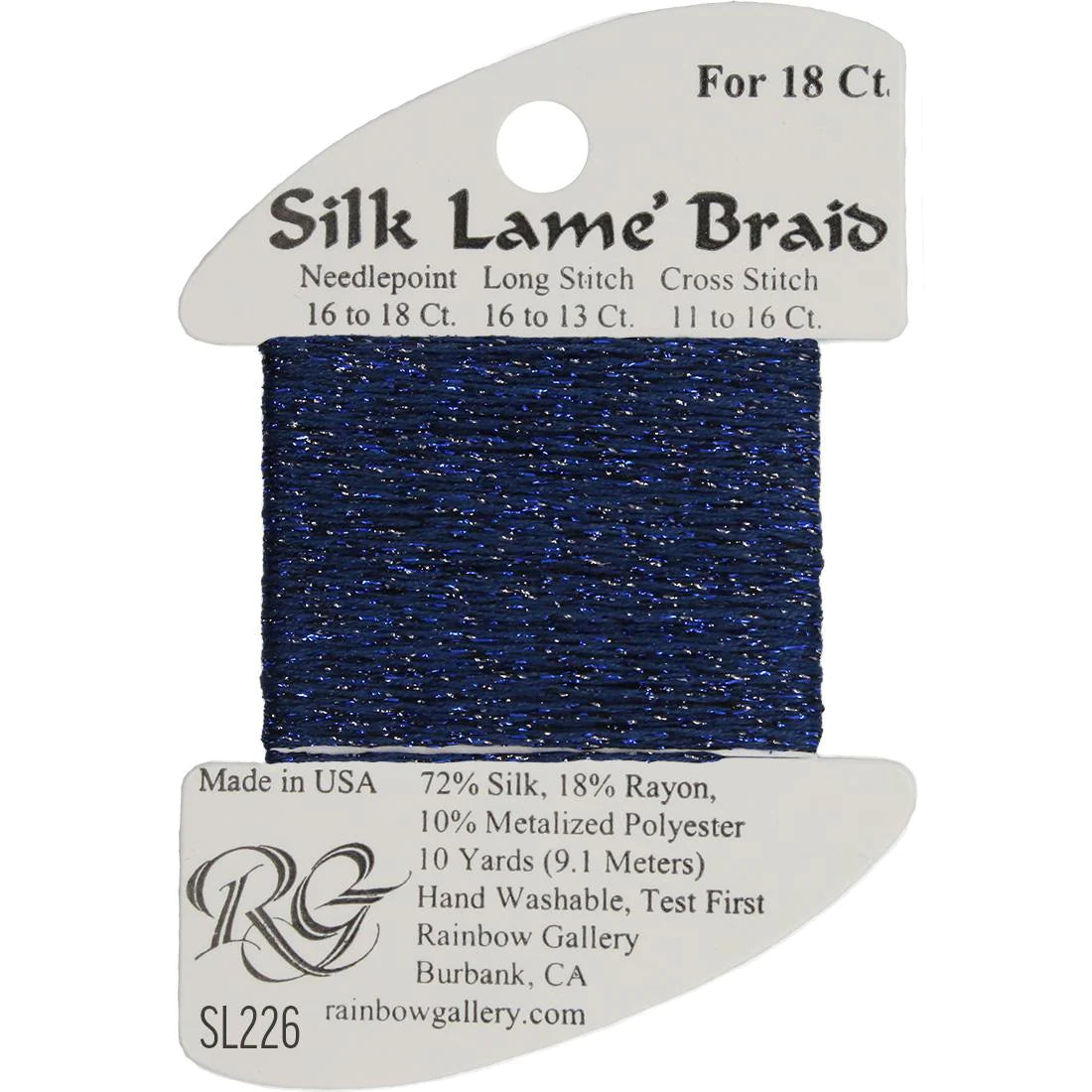 Silk Lame' Braid - Starry Night SL226