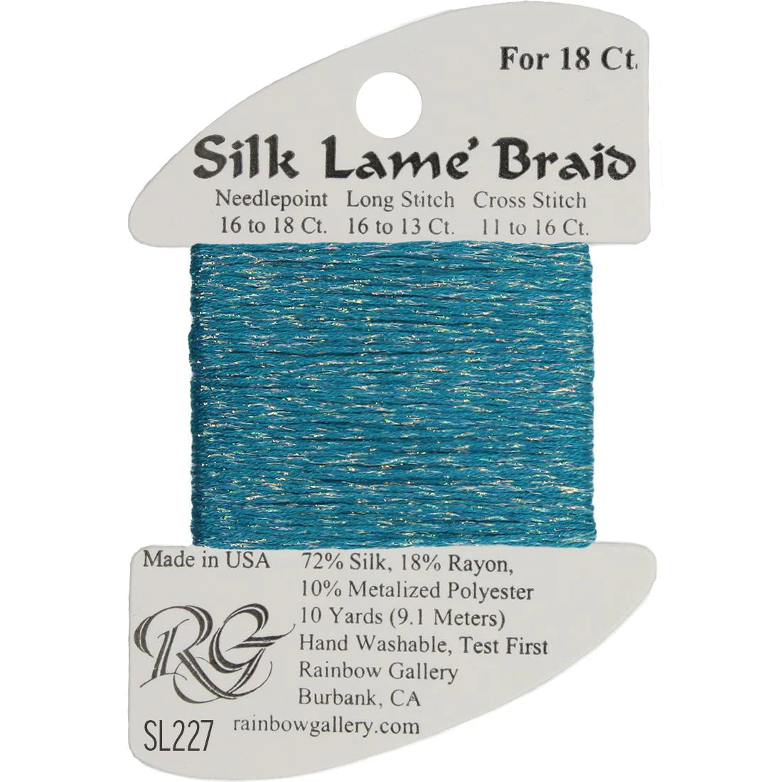Silk Lame' Braid - Passion Flower SL228