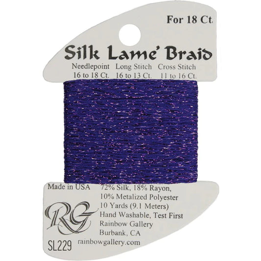 SL229 Plush Purple | Silk Lame' Braid