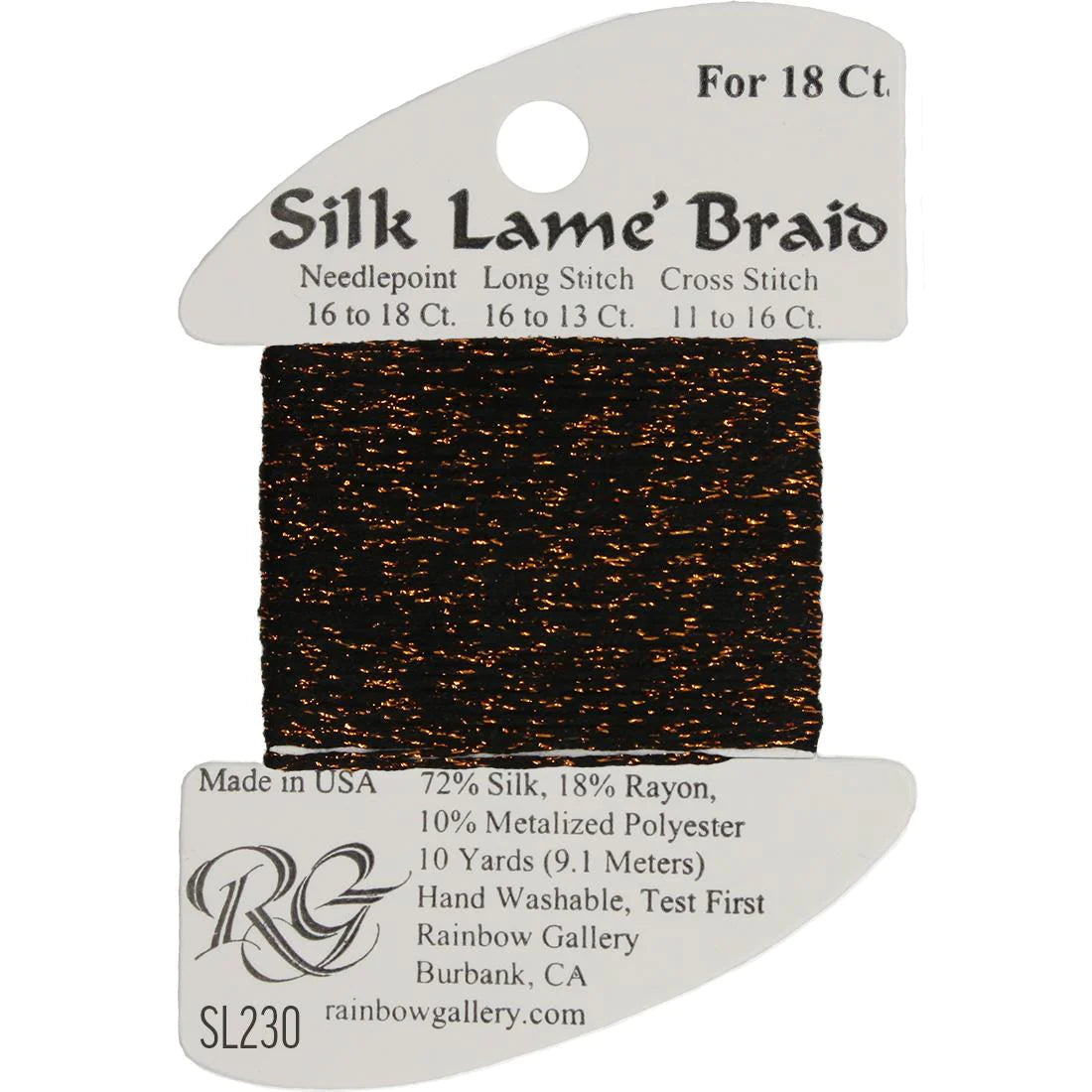 Silk Lame' Braid - Bronze SL230