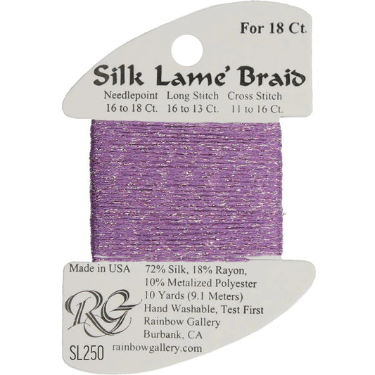 SL250 Heather Glen | Silk Lame' Braid