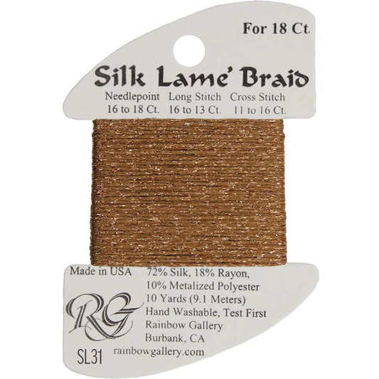 SL31 Copper | Silk Lame' Braid