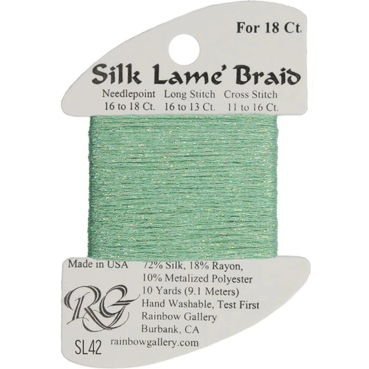 SL42 Mint | Silk Lame' Braid